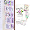 Born2Calm Bible Tabs for Women, 90 Pieces Laminated Bible Study Tools, Easy to Use Bible Book Tabs