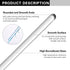 Glass Stick 12" Length Stir Rod - 8pcs/pk with Both Ends Round
