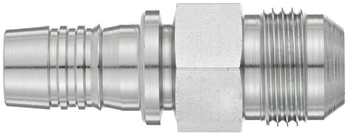 Aeroquip 1SA12MJ12 Carbon Steel Global Crimp Hose Fitting JIC 37 Degree Male Rigid, Straight, 3/4" Hose ID, 3/4" Tube Size