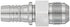 Aeroquip 1SA12MJ12 Carbon Steel Global Crimp Hose Fitting JIC 37 Degree Male Rigid, Straight, 3/4" Hose ID, 3/4" Tube Size