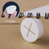 6 PCS Flexible Silicone Cable Cord Grommet, 1 Inch White Grommets for Desk, Table, Cable Management, Wire Organizer