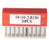 14mm Square Carbide Inserts Cutters Knives Blades, Radius 14 14 2.0mm-R150-30 for Woodworking Planer Cutter Head