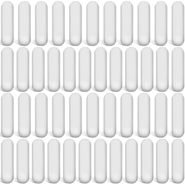 PTFE Magnetic Stirrer Mixer Stir Bar, White Color, Laboratory Bar, 46 Pieces, 30 mm/1.18 Inch