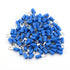 Baomain SV 2-3.5 Spade Terminal Vinyl Insulated, Single Crimp 1.5-2.5 mm², 16-14 Wire Size, Blue (100PCS)