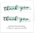 TENTADO 50 Thank You for Order Cards, Thank You For Supporting My Small