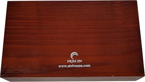 STRIVE ZEN Perpetual Wooden Desk Calendar - Timeless Elegance for Daily, Weekly, and Monthly Planning | Solid Pine