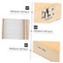 Wooden Microscope Slide Storage Box, Specimen Organizer with Lid for Laboratory, Classroom, Home Use