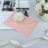 YINUOYOUJIA 50 PCS 5 x 7 Pearl Pink A7 Envelopes, V Flap Invitation Envelopes, Perfect for Weddings, Birthdays,