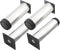 LBAawxe 4pcs Stainless Steel Cabinet Legs Adjustable Furniture Legs Round Support Feet for