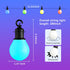 VOLIVO Bluetooth Outdoor Christmas Lights, 31.2ft Smart App Control, ICRGB Color Changing String Lights, 25 Dimmable