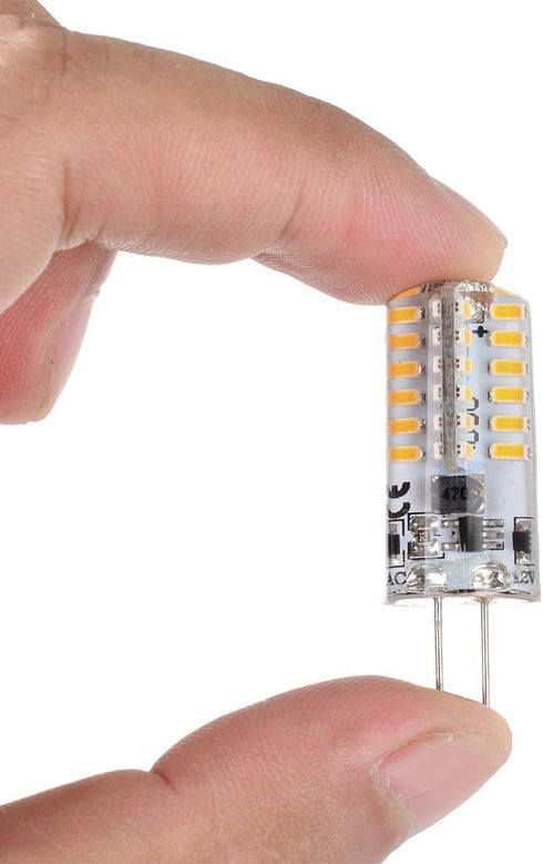Welitesim 6pcs LED Bulb, Bi-Pin Base Lights, 3W AC/DC 12V, Warm White 3000K, G4 Bulb for Outdoor Lighting