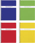Oxford Spiral Composition Notebooks, 4 Pack, Poly Covers, 80 Sheets Wide Ruled Paper, 9-3/4 x 7-1/2 Inches, Assorted