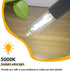 Dimmable T10 Bulb 5000K, 2W Bulbs 25 200LM, E26 Bulb Lights,6 Pack LED Daylight White LED Tubular Watt Equivalent