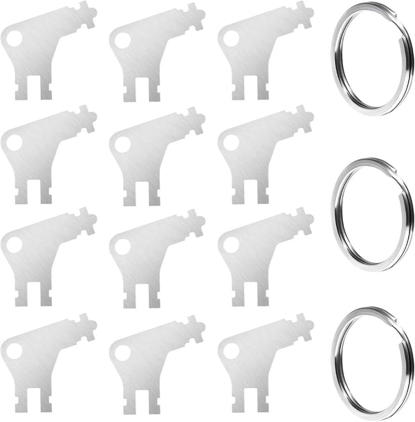 Sankoly 12 Pcs Paper Towel Dispenser Key Universal Paper Towel Dispenser Replacement Key