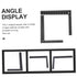 Measure Angles 2pcs Square Carpenter Tools, L-Shape Rulers for DIY Sewing Supplies