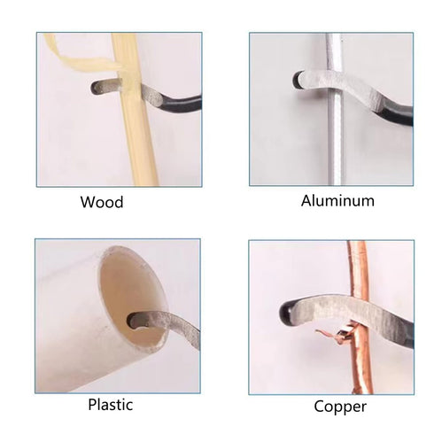 Deburring Blades Set of 10 Pcs BS1010, High Speed Steel Precision Edge Burr Removal Tool for Metal, Plastic