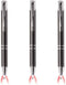 Light Up Ballpoint Pen with Light, Bright LED Flashlight Pens for Writing in the Dark, 3 Pack Penlight - Red Light