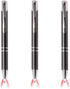 Light Up Ballpoint Pen with Light, Bright LED Flashlight Pens for Writing in the Dark, 3 Pack Penlight - Red Light