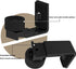 Adjustable Floor Guide for Sliding Barn Door, Wall Mount Flush Sawtooth Design, Super Smoothly and Quietly, 2 Pack