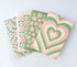 THiNKABLE Cute Journal Set, 4 Pack Pastel Notebooks, A5 60 Pages, Green Pink Aesthetic for Girls