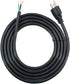 14 Gauge Replacement Power Cord, 8Ft Cable 110V 115V 120V for Appliance, NEMA 5-15P Plug