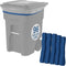 Rubber Bands 95-96 Gallon Trash Cans - Garbage Bag Holder - Heavy