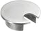 uxcell 1-3/8"(35mm) Zinc Alloy Desk Cable Hole Cover for Office Computer Wire Organizer, Brushed Silver