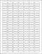 Small Sticky Labels, White Rectangular Labels 1" x 0.375 + Bonus Color Labels, 1660 Pack