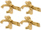 Totority 4pcs Drawer Pulls Elegant Dresser Knobs for Cabinets Versatile Decorative Hardware