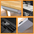 NUOBESTY 2Pcs Punch Storage Box, Hidden Desk Drawer Under Desk Storage Organizer, Adhesive Pencil Tray for Kitchen