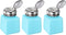 HARFINGTON 3pcs Solvent Alcohol Dispensers, 100ml Push Down Liquid Dispenser Pump with Stainless Steel Lid