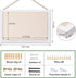 Emfogo 2-Pack Cork Board Vision Board, 16"x11" White Linen Boards for Home and Office Decor