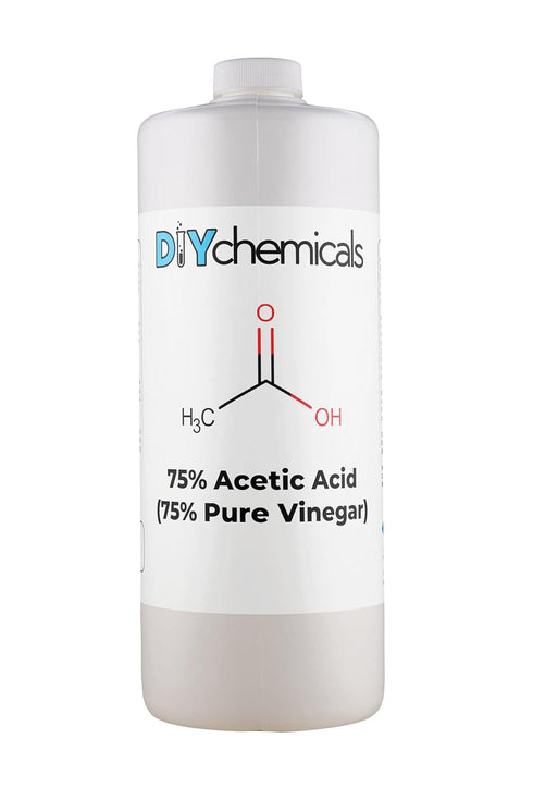 Industrial-Grade 75% Concentration Acetic Acid by DIY Chemicals Multipurpose Concentrated Vinegar for