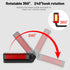 2 Pack, 7 (2, YiaMia Rechargeable LED Magnetic Work Light Portable Tool Gifts for Men, Flashlight Modes with Kickstand