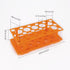 jiwu 28 pcs Centrifuge Tubes, 1/2 oz Test Tubes with Caps and Rack (10 * 50 ml and 18 * 15 ml)