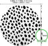 Boutilon Round Mouse Pad, Non-Slip Rubber Base, Washable Small Mouse Mat 7.9 x 7.9 Inch for Computer, Office