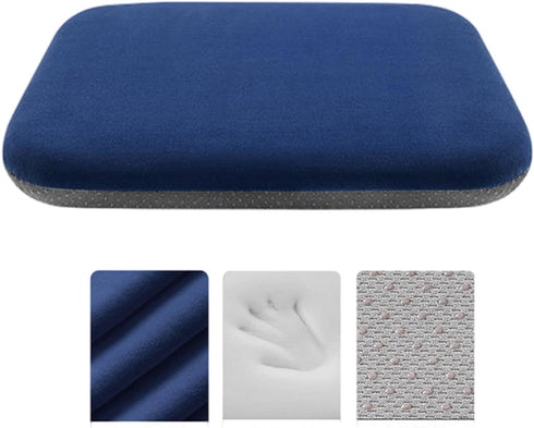 WAGHAVEN Ergonomic Memory Foam Seat Cushion,High Resiliences Memory Foam Seats Cushions Provide Softness