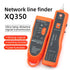 Ethernet Cable Tracker LAN Network Cables Tester Multifunction Line Finder Measure for CAT5 CAT6 RJ45 RJ11 with Network Maintenance Collage Telephone Line Test Earphones for Cable Collage