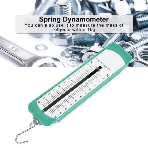 Newton Force Meter Spring Scale 10N, Newton Meter Spring Dynamometer for Physics Mechanical Experiments