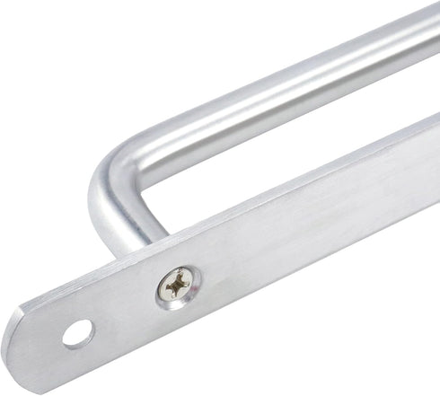 2 PCS Pull Push Door Handle - Metal Commercial Door Handle, Stainless Steel Heavy Duty Barn Door Pulls
