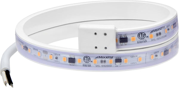 Maxxima 18 in. Hardwired LED Under Cabinet Strip Light, 690 Lumens, 3000K