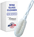 2-Pack Flute & Stemware Wine Glass Cleaning Brush - Dishwasher Safe, Non-Scratch