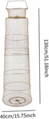 predolo 1.3m 40cm ing Net Cage ing Basket Versatile Catcher Portable for Lobsters Equipment, Length Dia