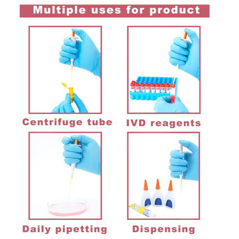 ONiLAB Mini Fixed Volume Pipette, Manual Single Channel Pipettor, Laboratory Micro Pipette, Micropipette Volume 50µl,
