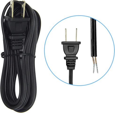 Lamp Kit, Table Lamp Wiring Kit with 8 Inch Harp, 3-Way Socket 2 Pieces 12" Lamp Pipe, with Instructions for DIY Lamp Design or Repair (8 Inch Black Finish) by ECUDIS