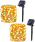 Lomotech Solar String Lights Outdoor - 2 Pack Total 66ft 200LED Solar