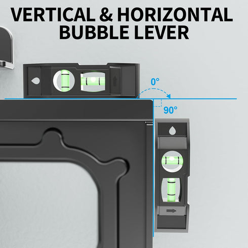 HOME VISION Lag Bolt Kit for TV Wall Mount - Includes Lag Bolts, Wall Anchors, Washers, Allen Key, Bubble Level