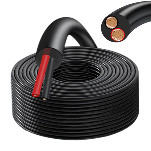 20 Gauge 2 Conductor Electrical Wire, 20AWG 32.8FT Stranded PVC Cord, Flexible Extension Hookup Wire