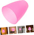 4.60X3.93 Inch 2 Pack Happyyami Replacement Plastic Lampshade for Desk Lamp and Pendant Light Small Flat Light Cover