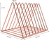 9 Pack 2 EASEPRES Slot Magazine Rack Book Record Holder, Desktop Iron Storage Rack Bookshelf Multifunction Triangle